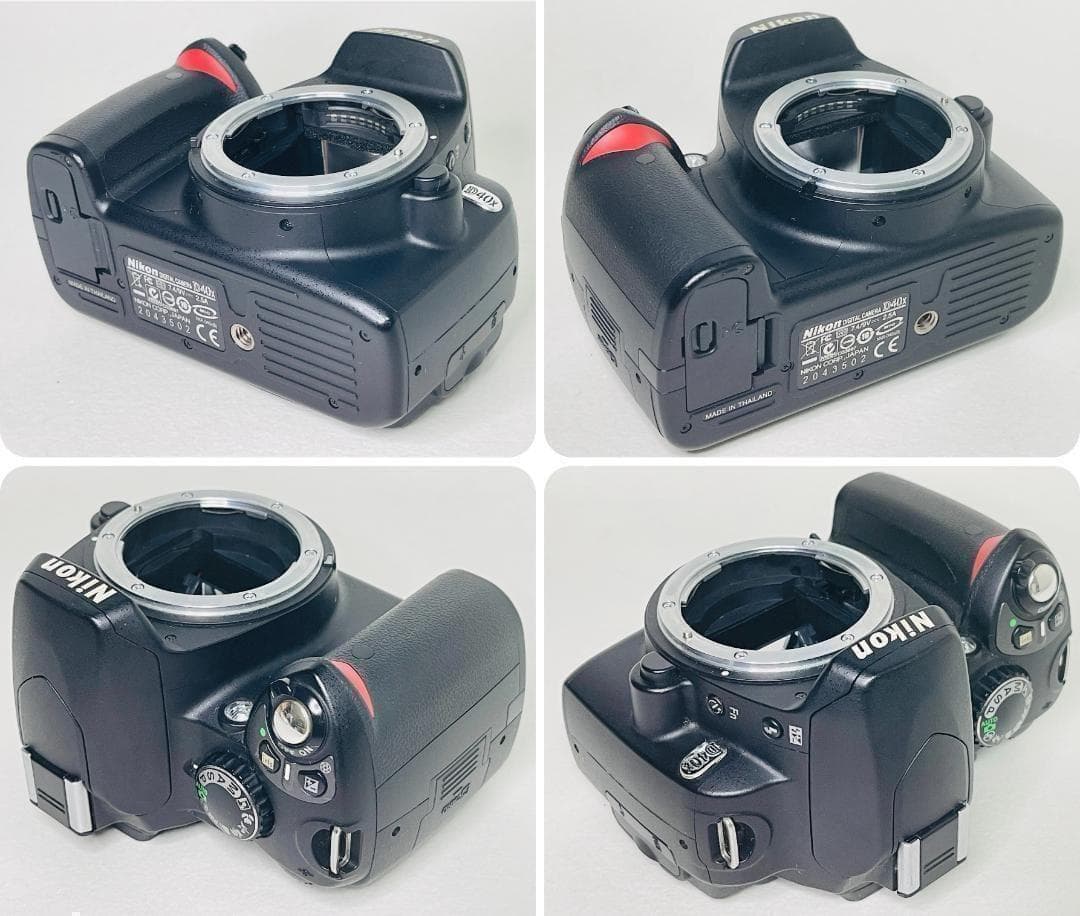 【美品】 ニコン Nikon D40X ボディ ≪ショット数 4,783回≫