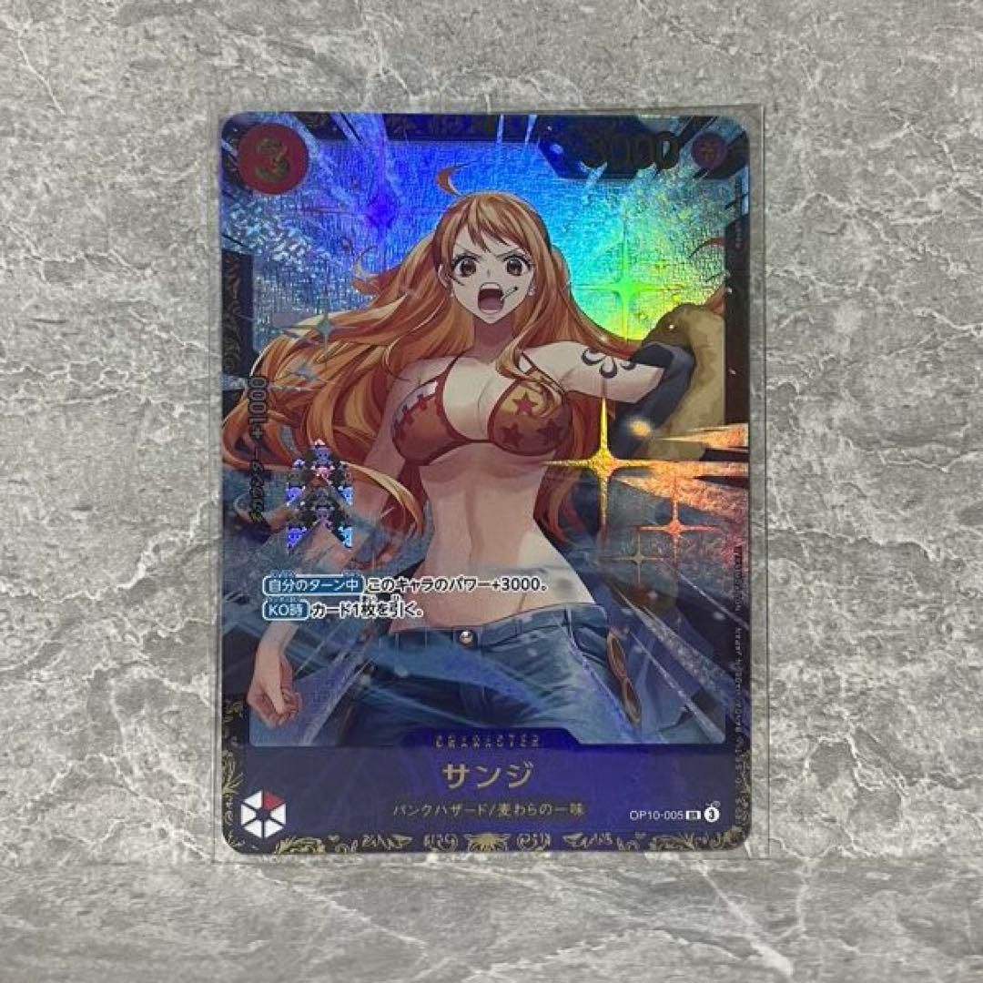即購入可［未開封］ワンピースカードサンジ SR フラッグシップ プロモ パラレル