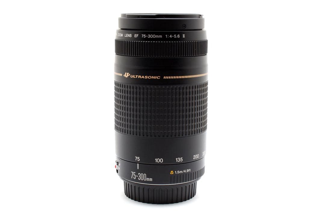 望遠レンズ　キヤノンCanon EF 75-300mm F4-5.6 Ⅱ USM