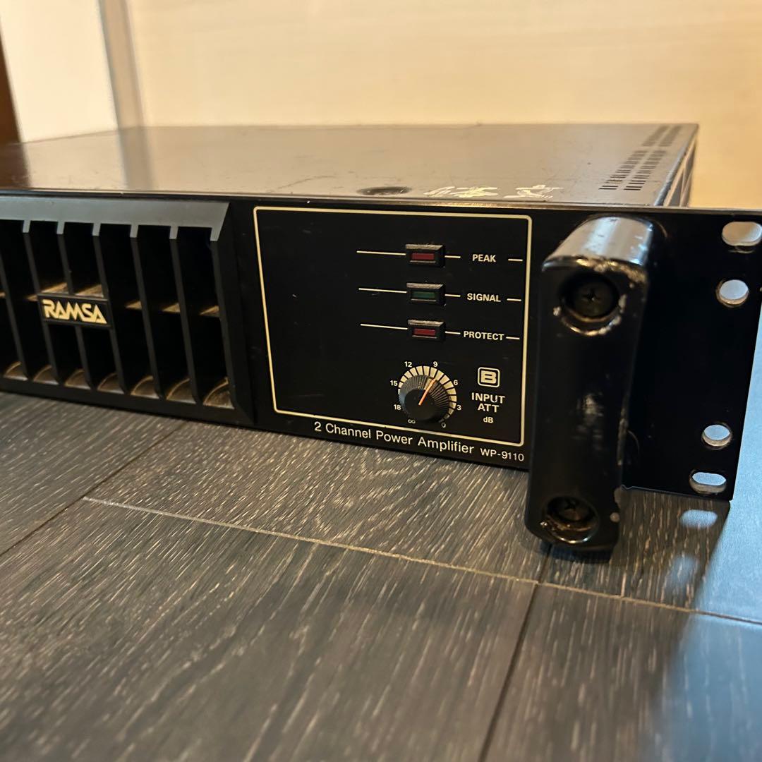 RAMSA WP-9110 パワーアンプ ラムサ ナショナル