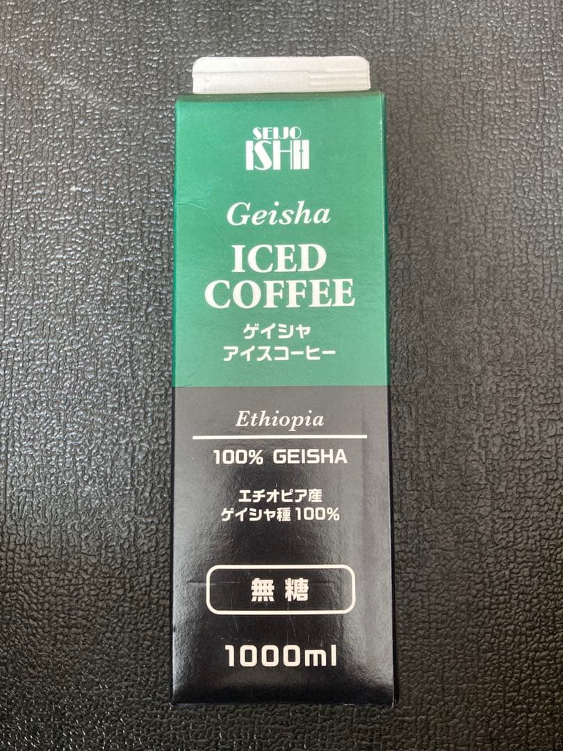 成城石井 ゲイシャ アイスコーヒー 1L 12本入 無糖 限定