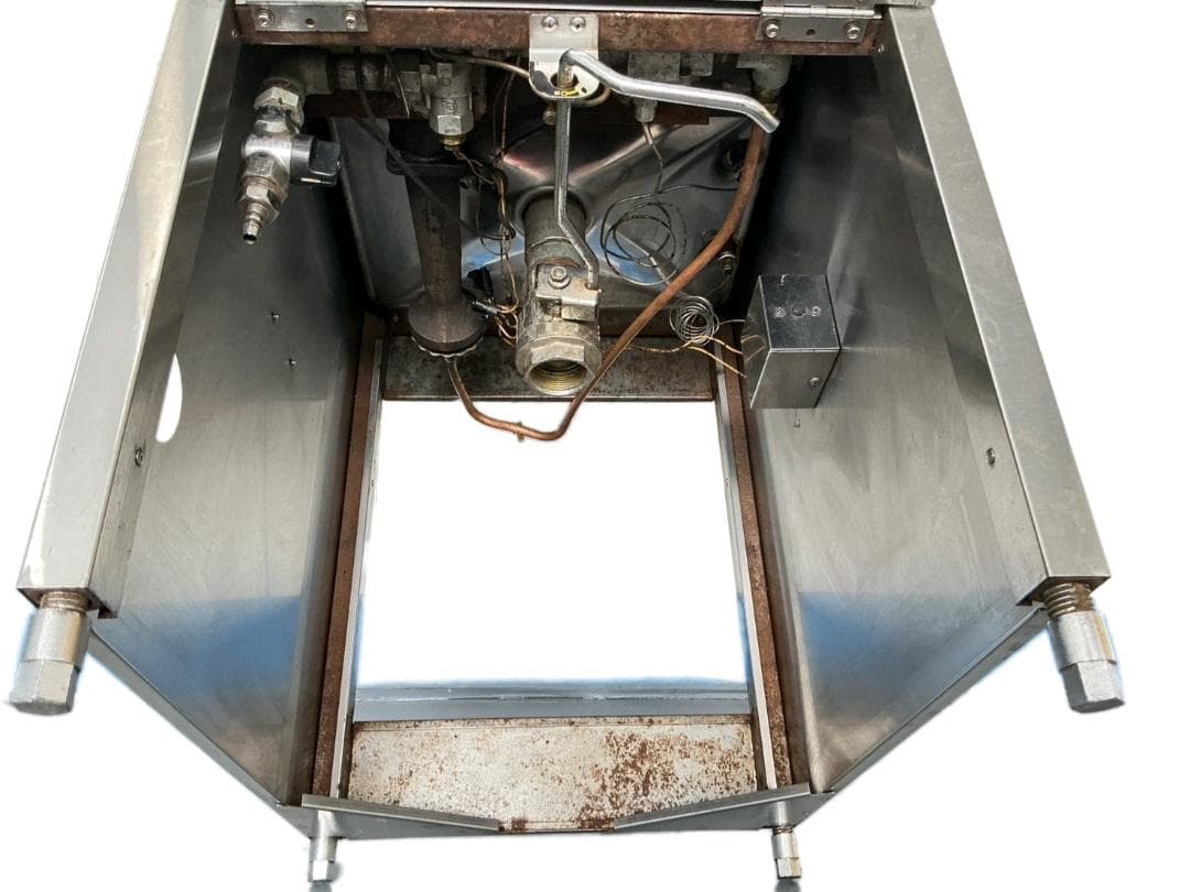 マルゼン 業務用 1槽式ガスフライヤー 18L LPガス 付属付き