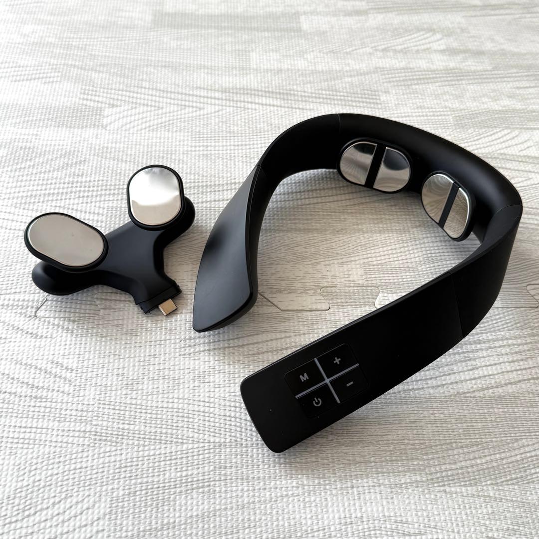 NIPLUX NECK RELAX 1S 首こり 肩甲骨 低周波 コードレス 黒