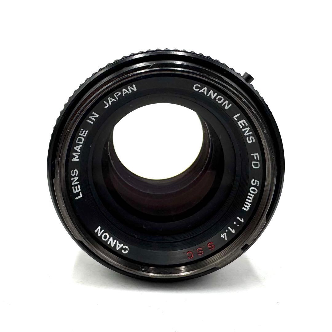 動作良好 Canon A-1 フィルムカメラ FD 50mm f1.4 レンズ