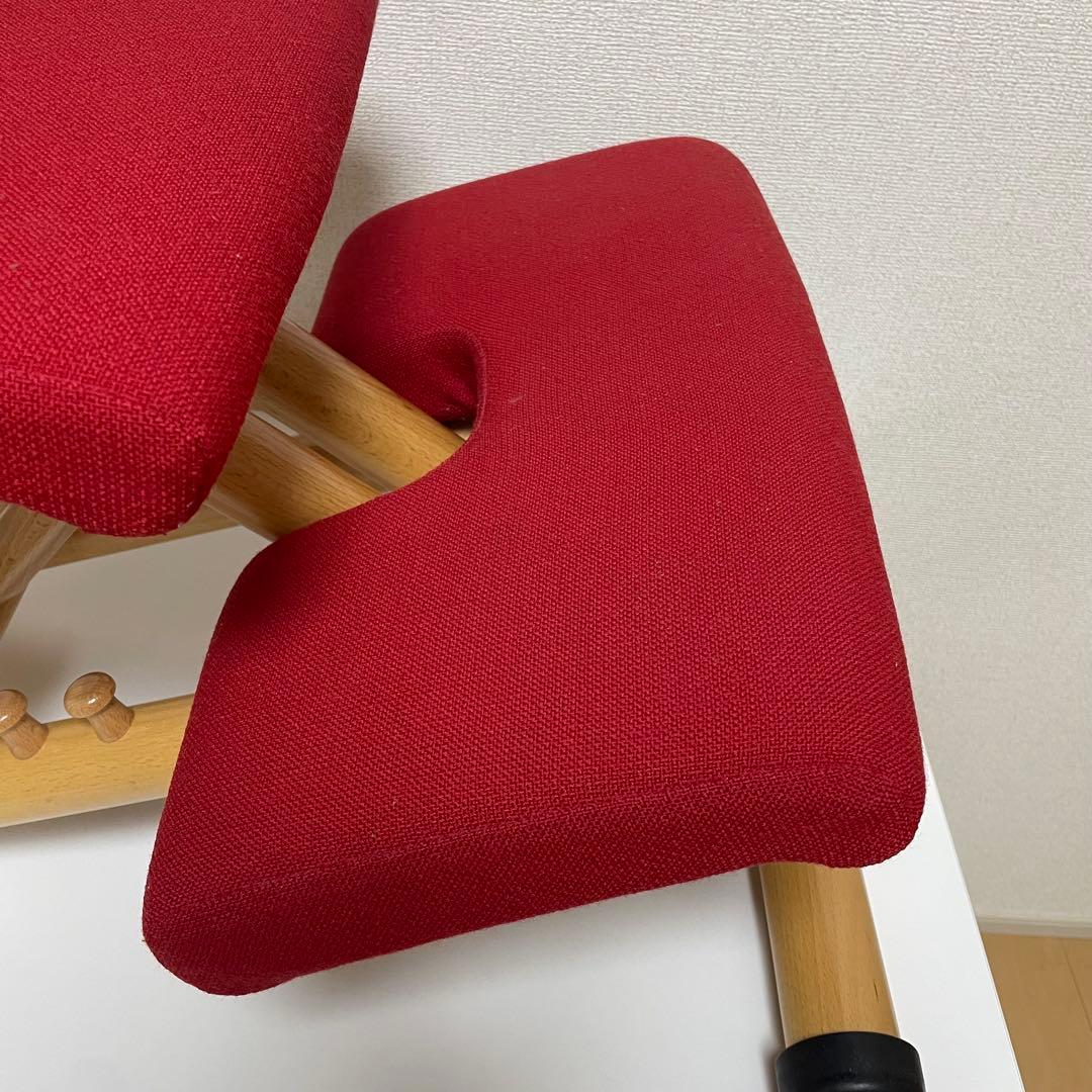 【Stokke／Varier】バランスチェア（レッド） ストッケ／バリエール