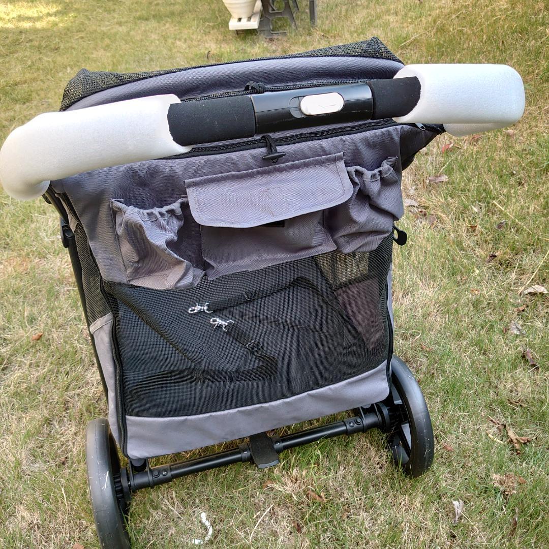 大型犬ペットカート 　　耐荷重60kg　グレー　　タンスのゲン