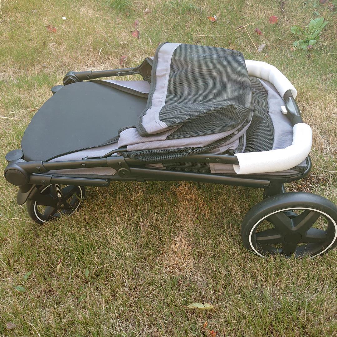 大型犬ペットカート 　　耐荷重60kg　グレー　　タンスのゲン