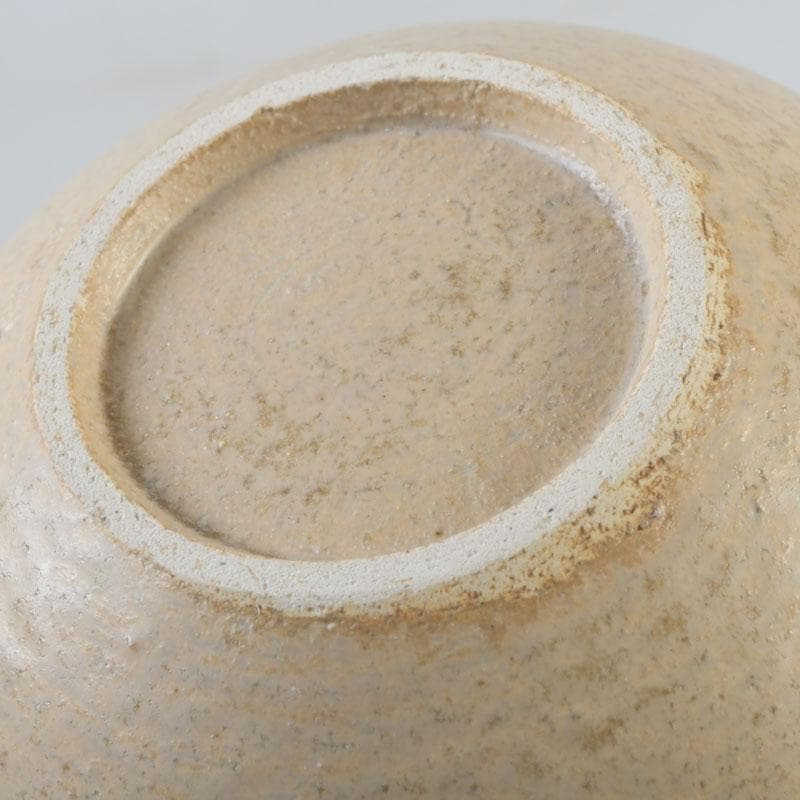 和食器　黄瀬戸　数江瓢鮎子作　花草文　蓋向付　十客　共箱　V　9968A