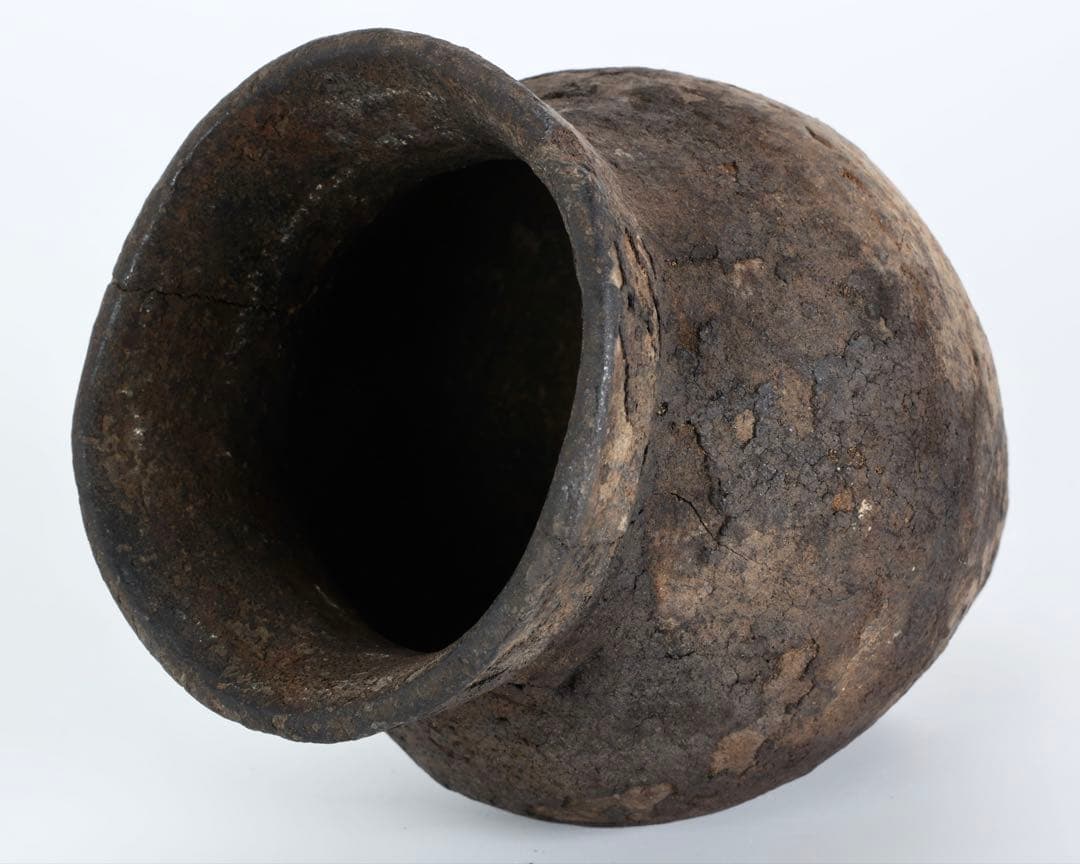 弥生土器 壺 小壺 箱付 高さ15cm 古代土器 古陶 壷 古美術 時代物
