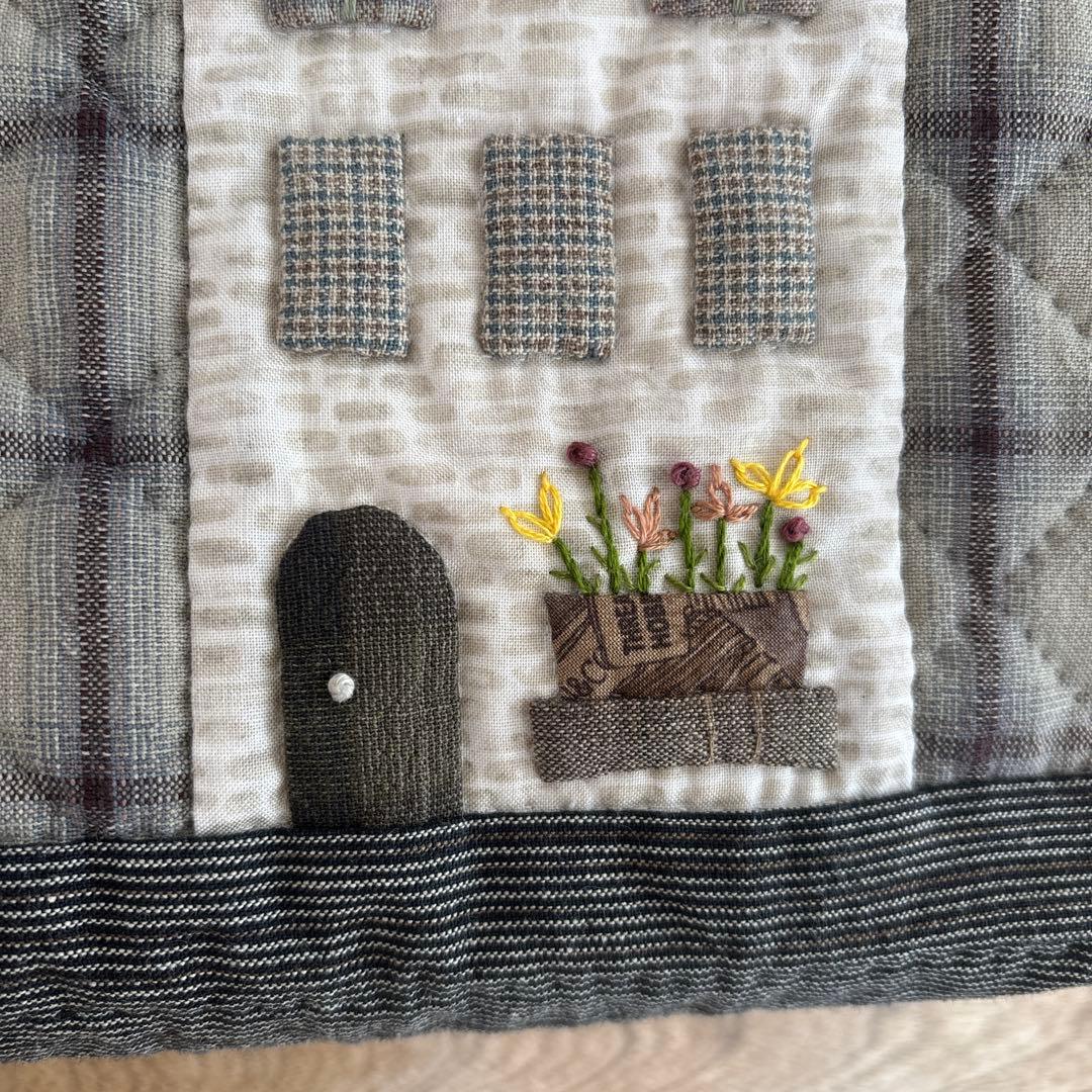 パッチワークキルト　トートバック　ハンドメイド