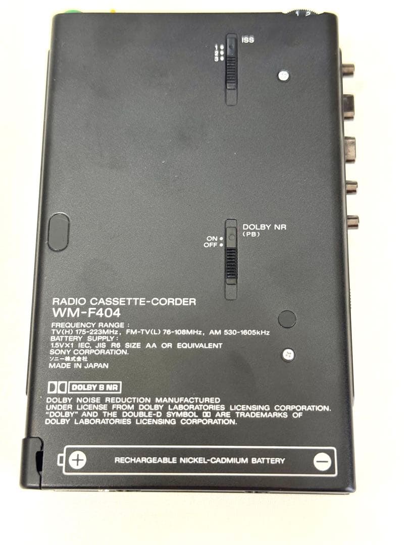 WM-F404 ウォークマン ラジオカセットプレーヤー ジャンク品 SONY