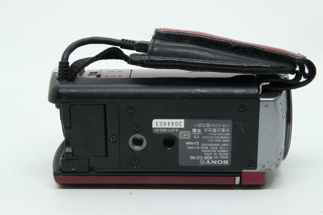 【S2282】 SONY Handycam HDR-CX180 レッド ソニー