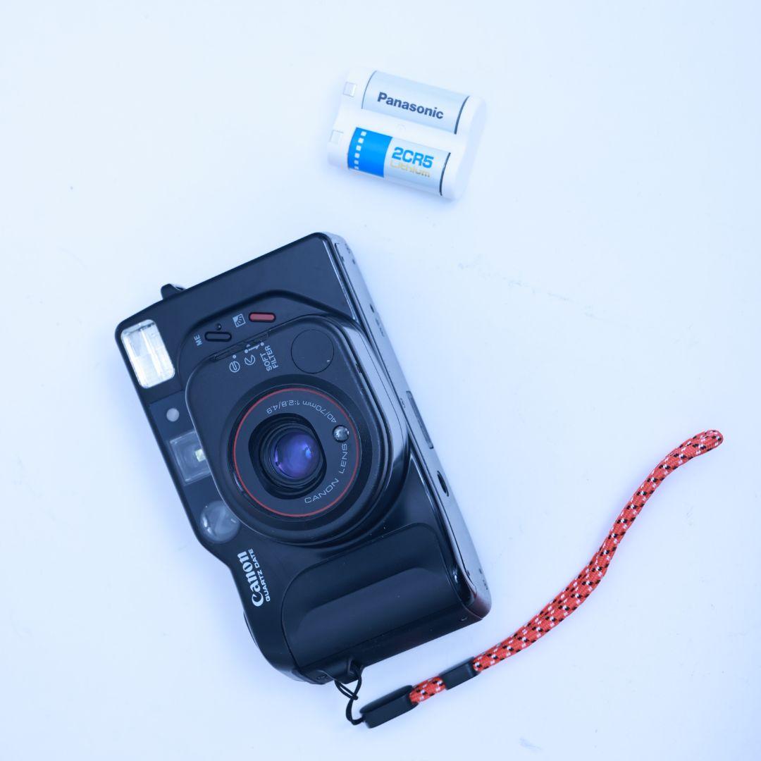 フィルムカメラ Canon Autoboy MINI Tele 電池付き