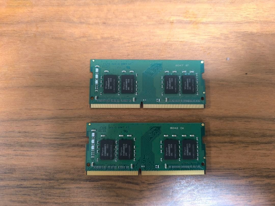 ケ*ム様 8GB DDR4-2133 2枚セット KVR21S15S8K2/16