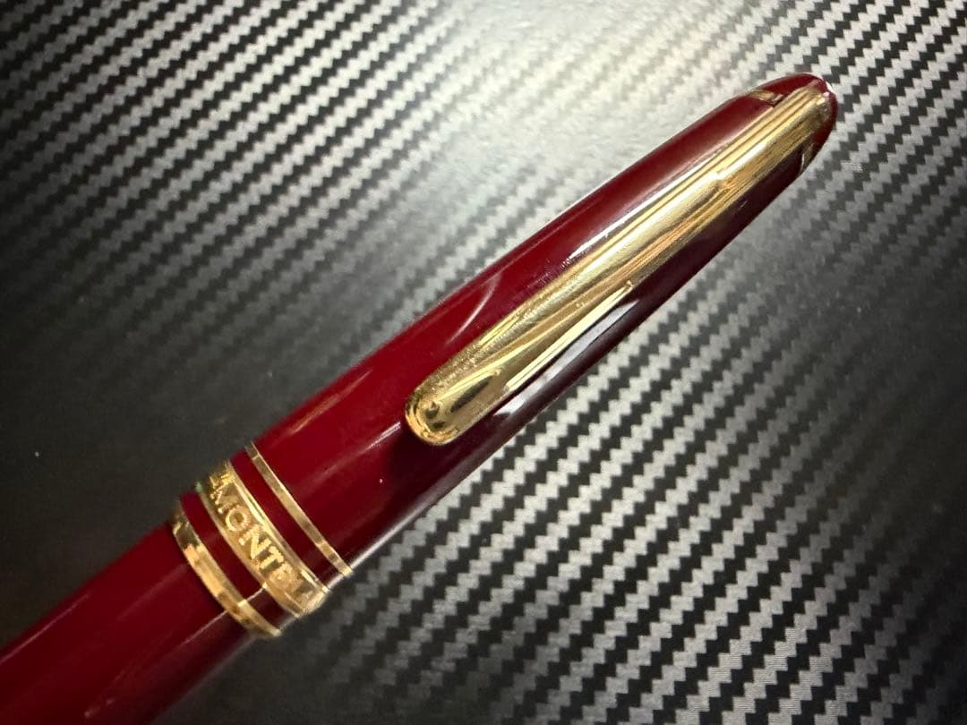 美品 モンブラン マイスターシュテュック 163 ボルドー ローラーボール