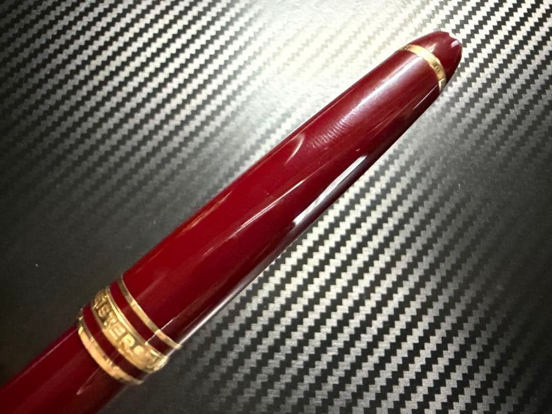 美品 モンブラン マイスターシュテュック 163 ボルドー ローラーボール
