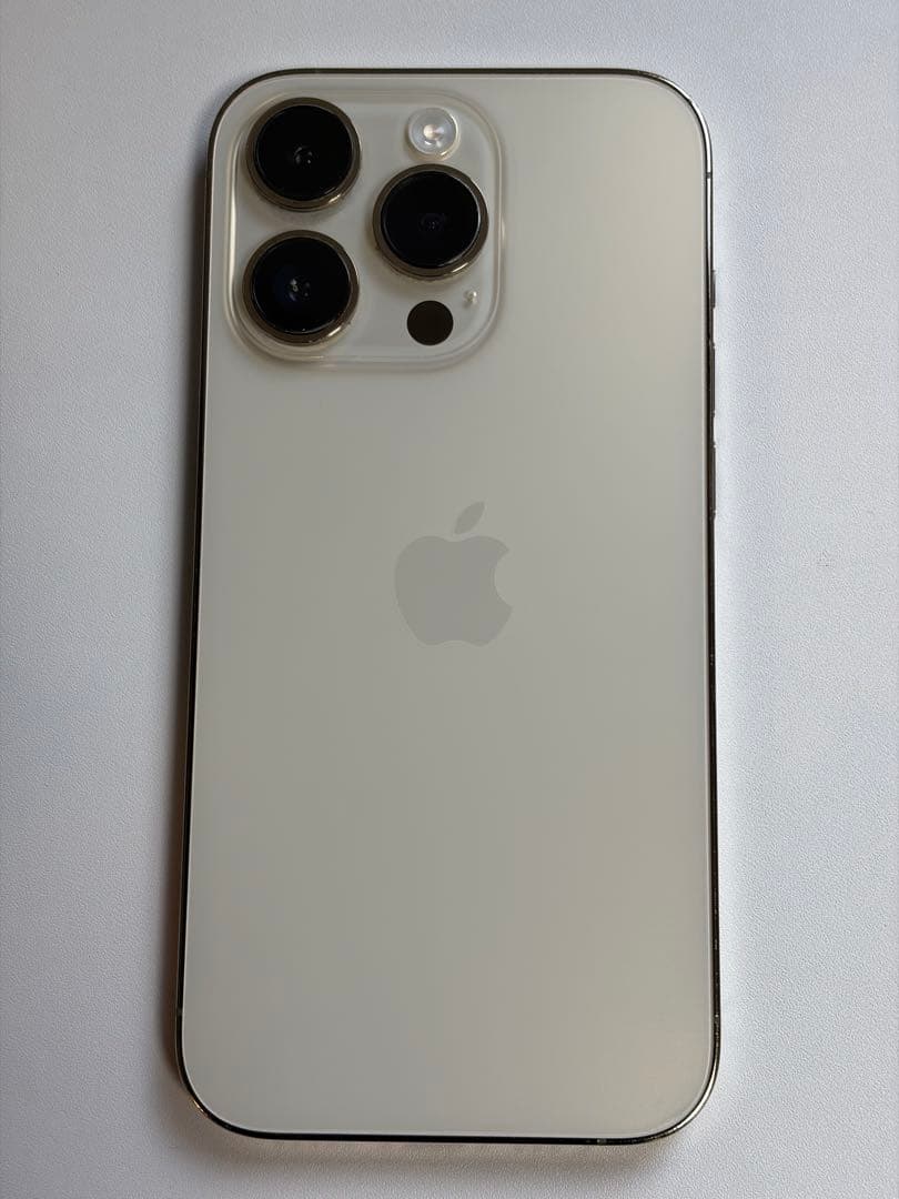 シャッター音なし 香港版 iPhone 14 Pro ゴールド128GB 箱あり