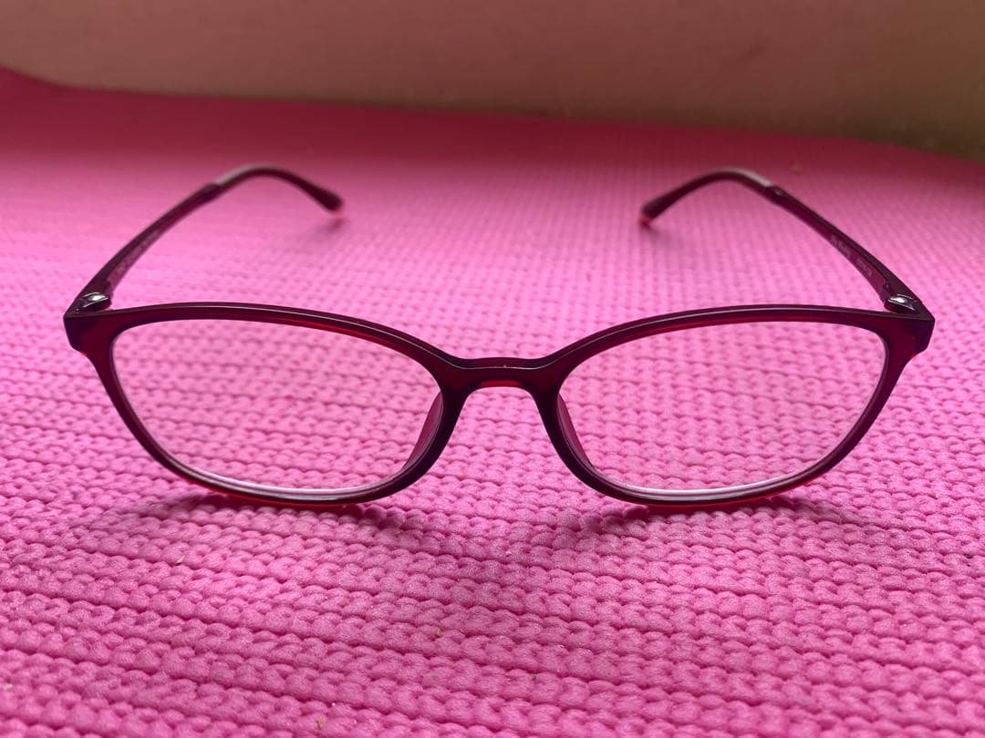 ピントグラス PINTGLASS 中度レンズ シニアグラス レッド 老眼鏡