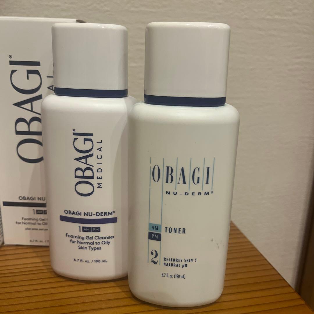 OBAGI NU-DERM フォーミングジェル 洗顔料 & トナー セット