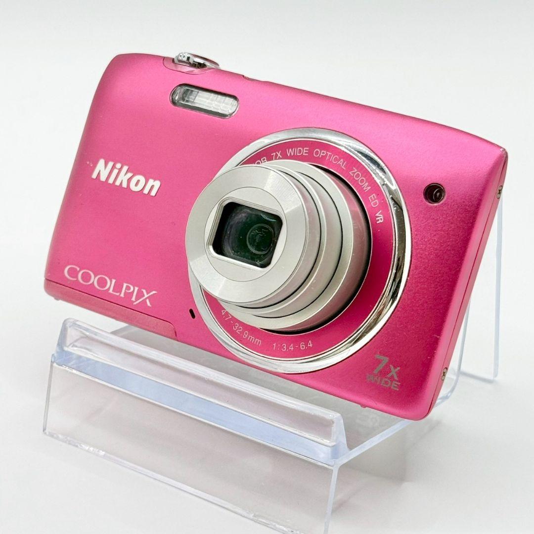 【動作確認済み】Nikon COOLPIX S3500 ピンク