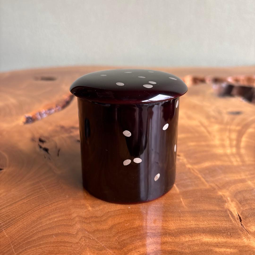 中出松峰作 お福蒔絵 金輪寺 共箱 茶道具 （7）