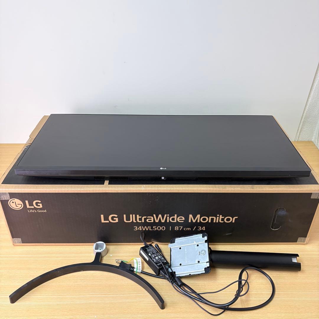 LG 34WL500 ウルトラワイドモニター 34インチ