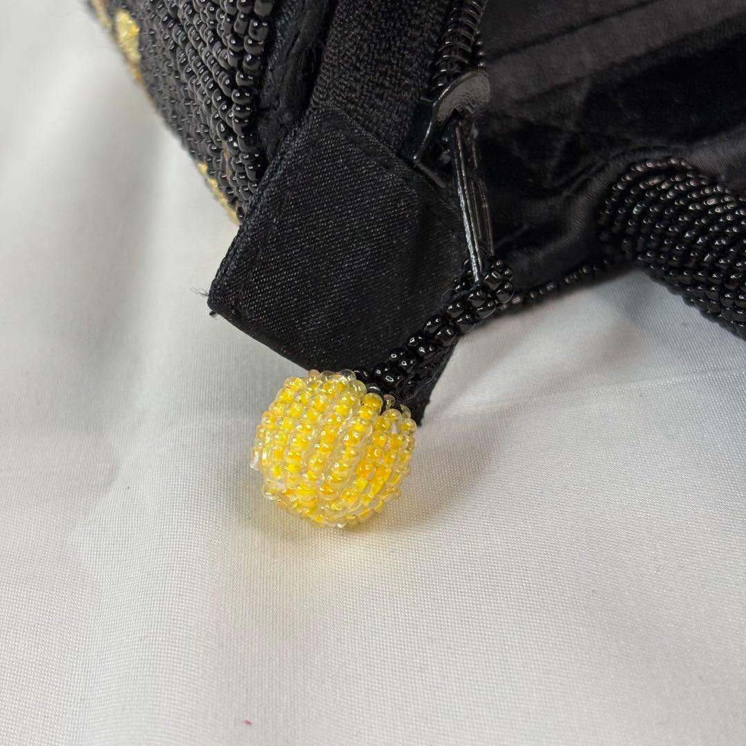 SaPa Vietnam Handmade ビーズバッグ 花柄 ハンドバッグ