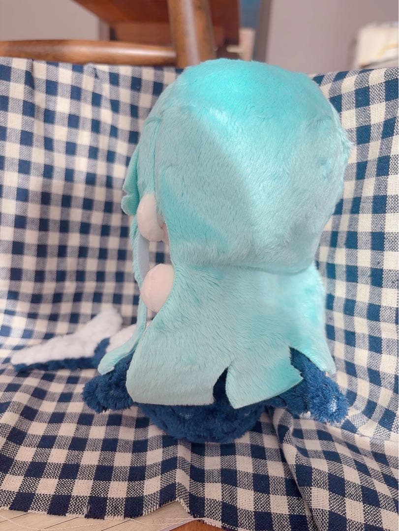 自作ぬい シャチの人魚 20cm