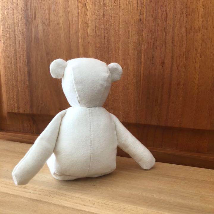 交渉中◇ハンドメイド◇くまのフランネルさん くまのぬいぐるみ