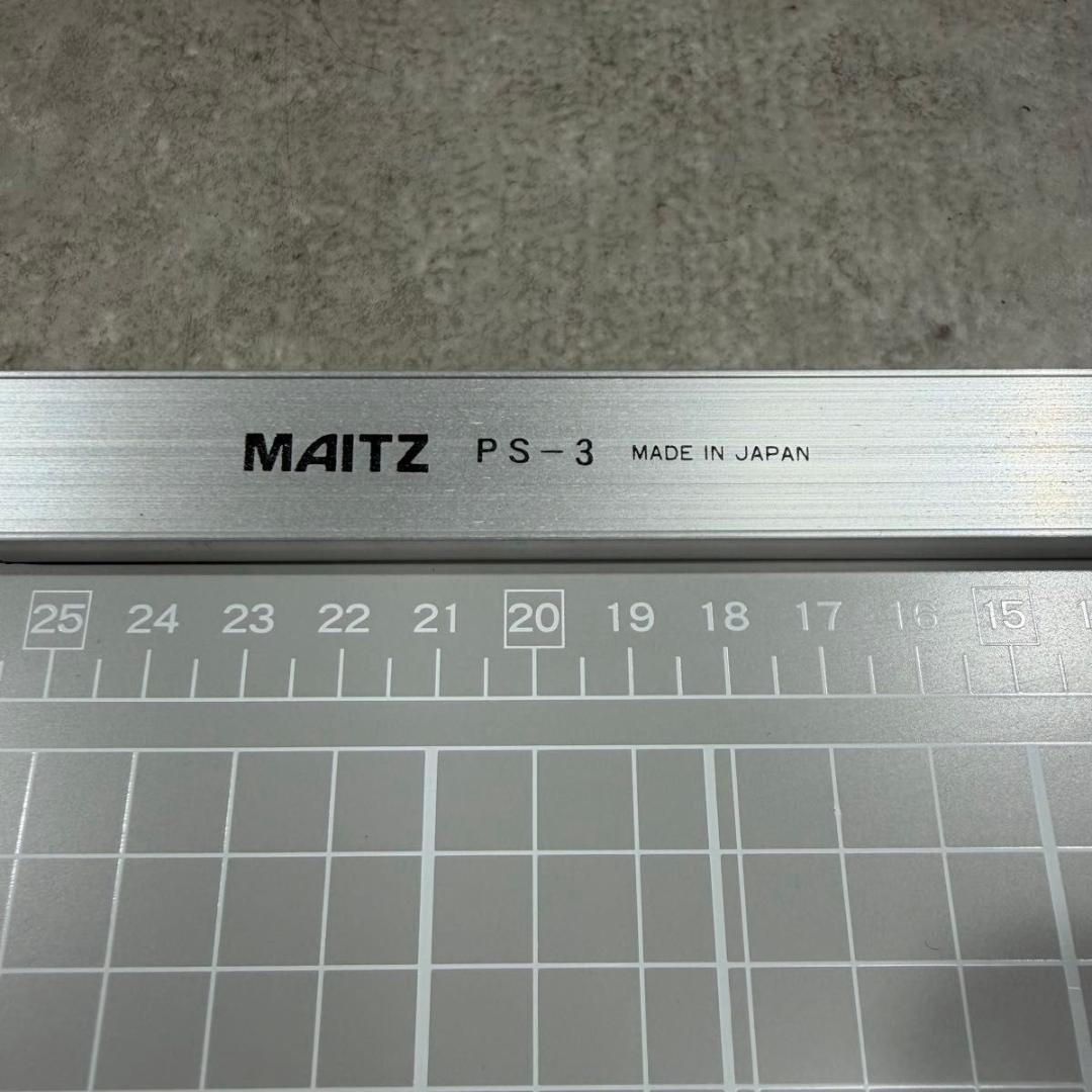 美品 廃盤 MAITZ マイツ ペーパーカッター PS-3 A4 裁断機 マイツ