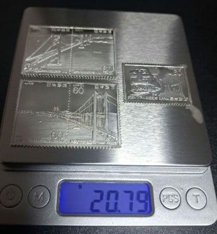 極美品　純銀レリーフ　3枚セット　日本製　限定品