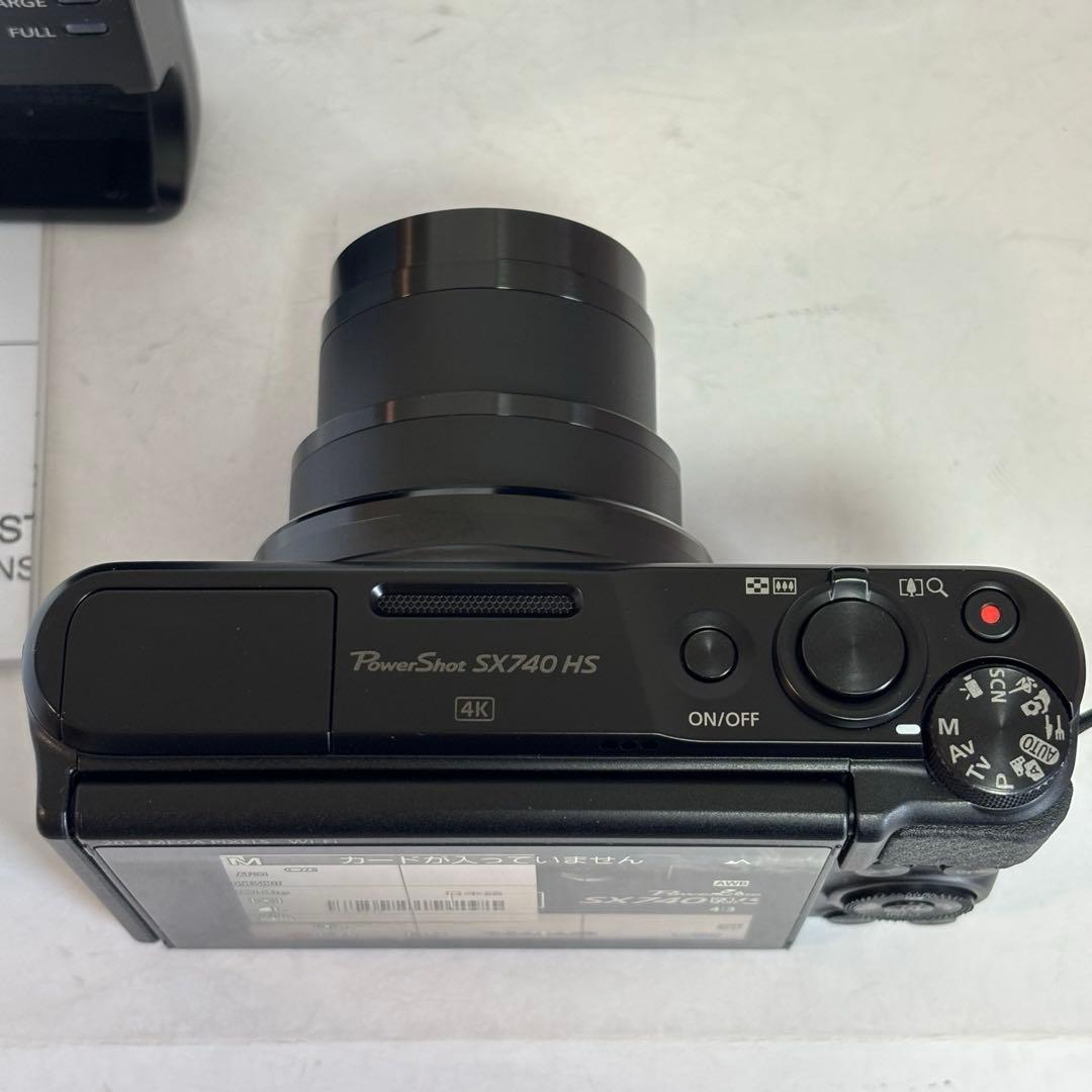 【極上美品】Canon PowerShot SX740 HS ブラック 元箱付き