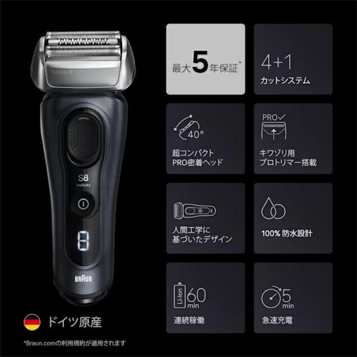 ブラウン シリーズ8 8663cc 洗浄台付き 未開封・新品