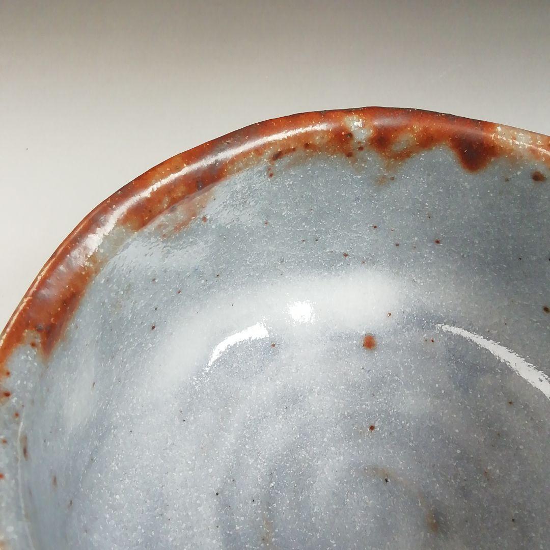 Ｗ３７９　茶碗　『鼡志野』『秀泉陶苑　沢田秀一 作』　共箱　抹茶碗　茶道具