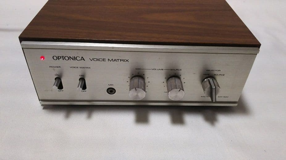 SHARPアンプ　ボイスマトリックスアンプ　OPTONICA MX-400