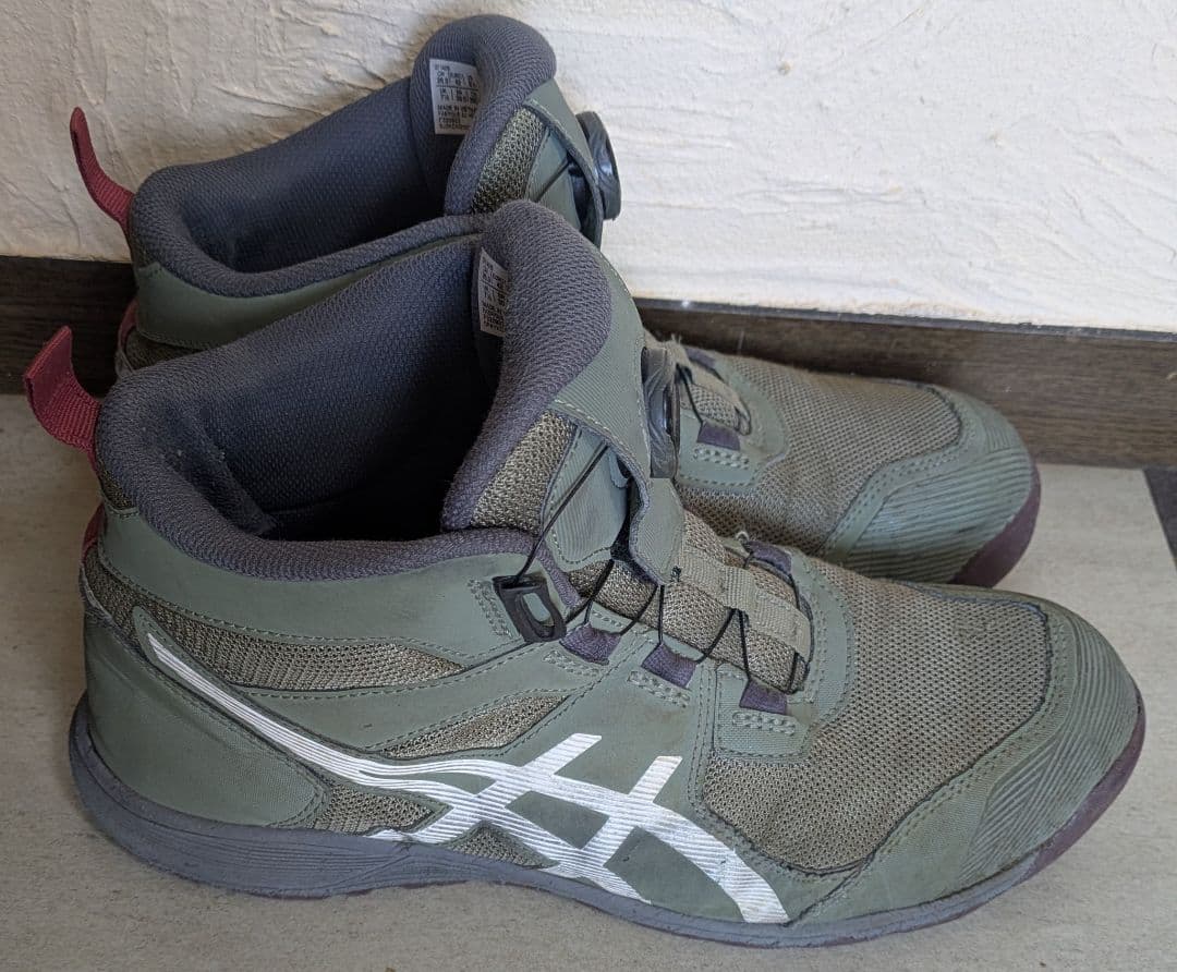 ASICS　アシックス BOAシステム安全靴 26センチ(オリーブグリーン)