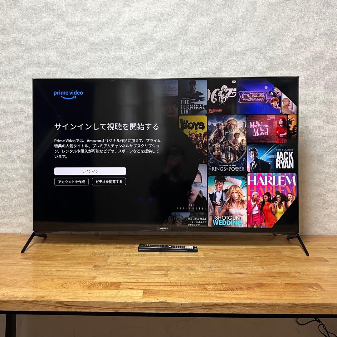 SONY 55V型 4K液晶テレビ BRAVIA XRJ-55X90J 21年製