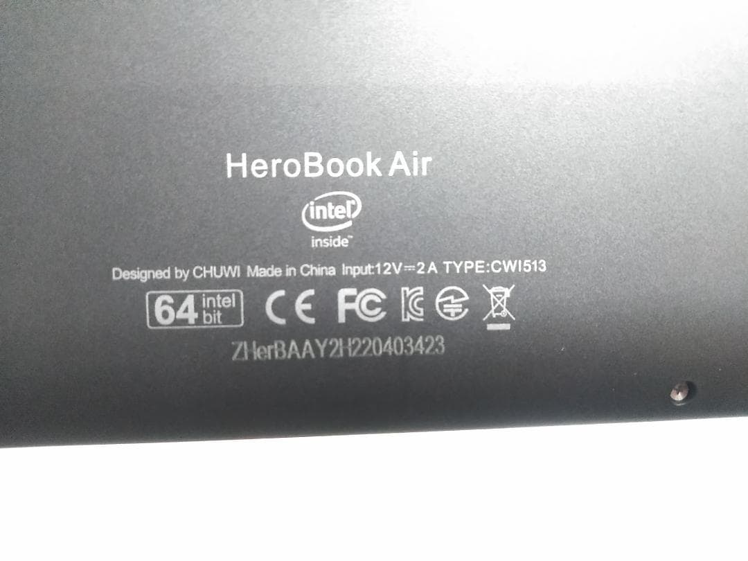 Win11タッチ CHUWI HeroBookAir SSD搭載ノートパソコン◇