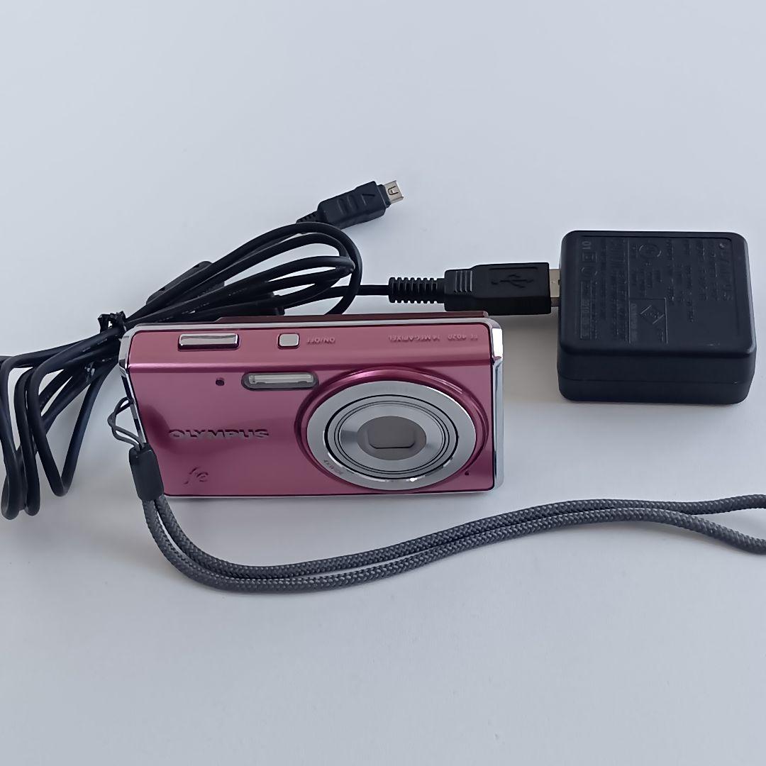 OLYMPUS FE-4020 デジタルカメラ 動作確認済み 人気カラーのピンク