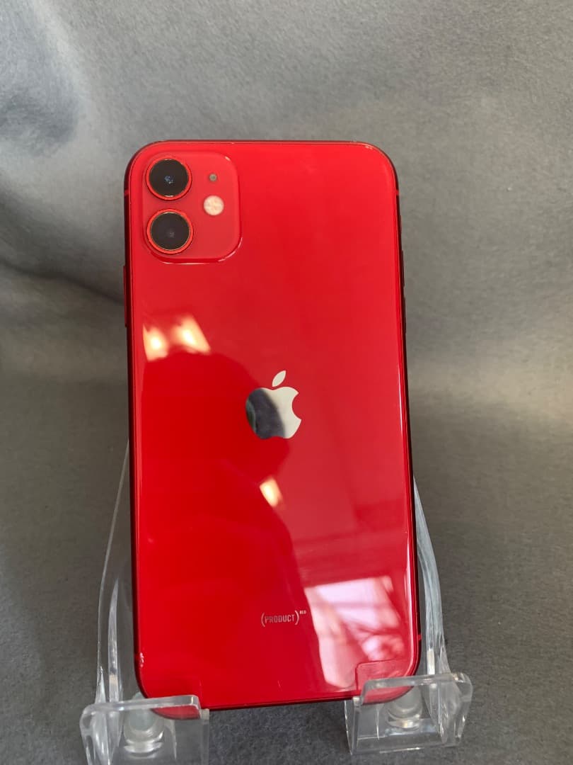 美品　国内版　SIMフリー　iPhone11 64GB レッド色