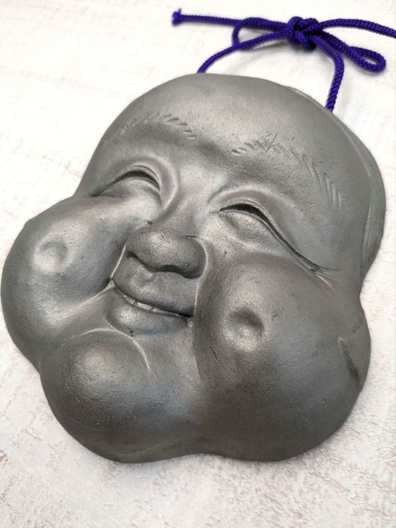 【値下中】美品☆鬼秀作　おかめ瓦面