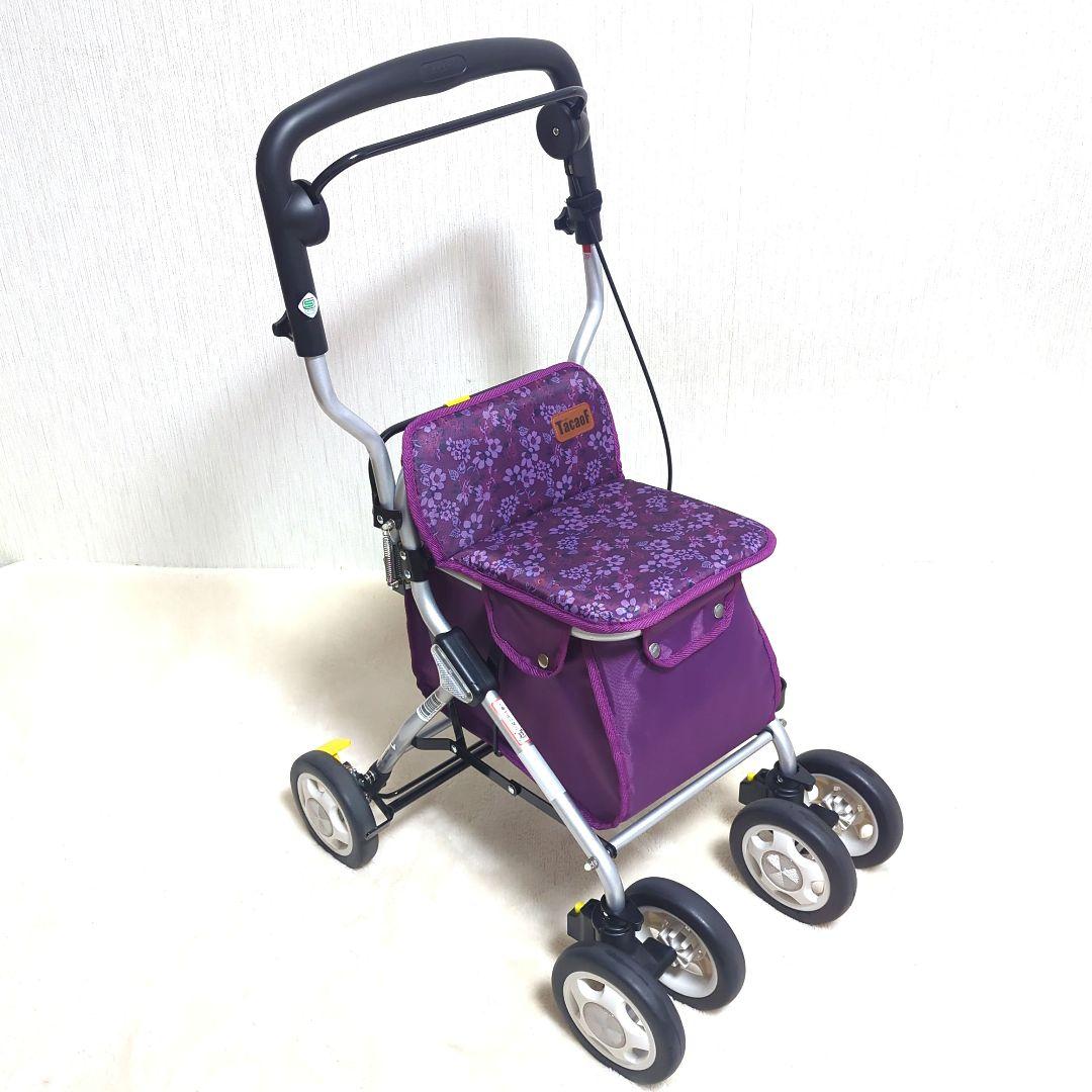 [美品]　幸和製作所　テイコブ Tacao Ｆ　シルバーカー