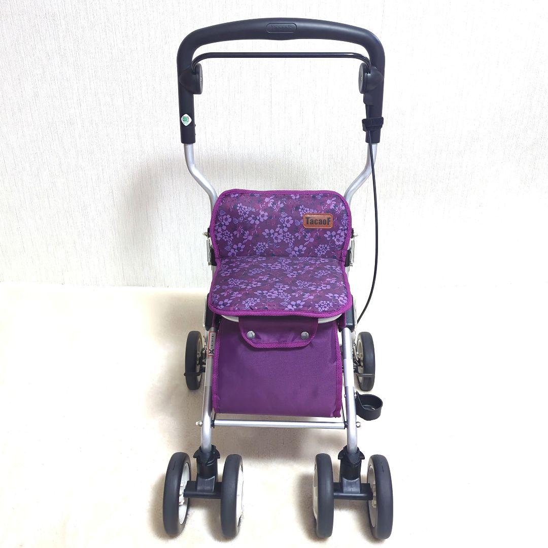 [美品]　幸和製作所　テイコブ Tacao Ｆ　シルバーカー