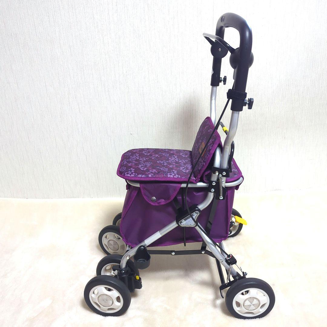 [美品]　幸和製作所　テイコブ Tacao Ｆ　シルバーカー