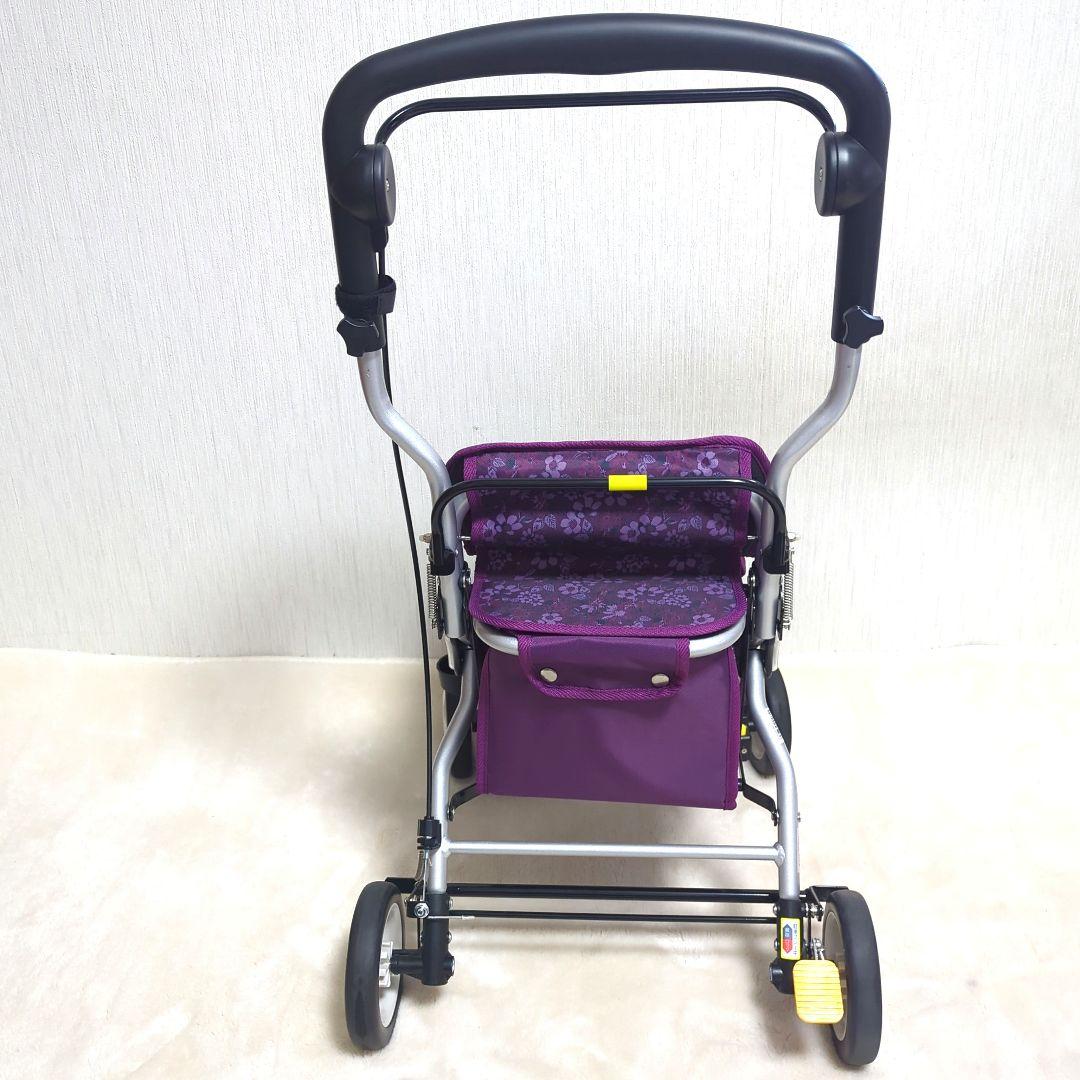 [美品]　幸和製作所　テイコブ Tacao Ｆ　シルバーカー