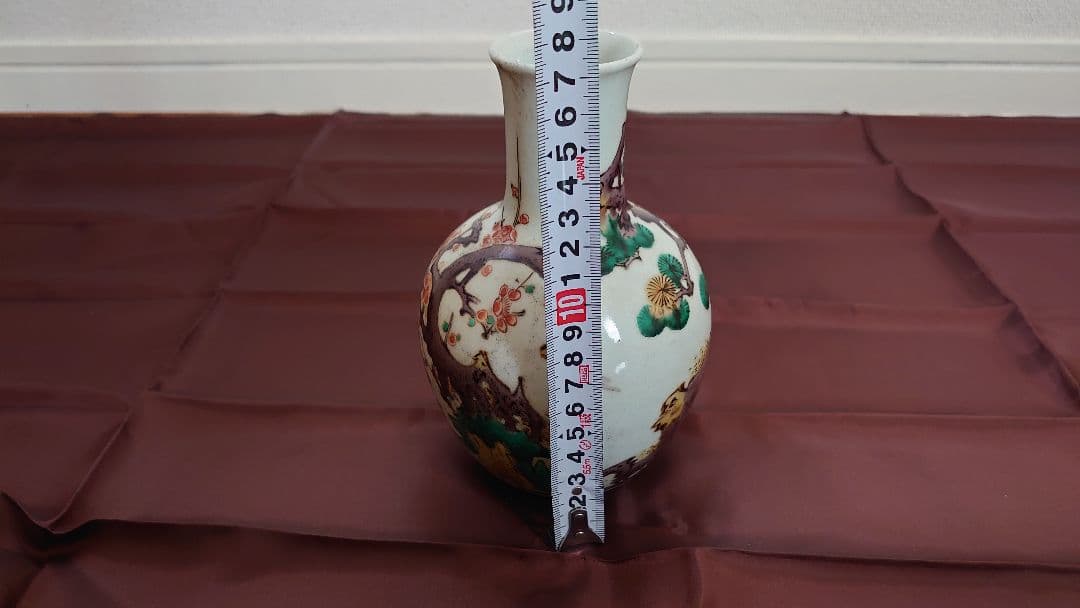 古九谷　古伊万里　色絵　角福　アンティーク磁器　茶道具　１客