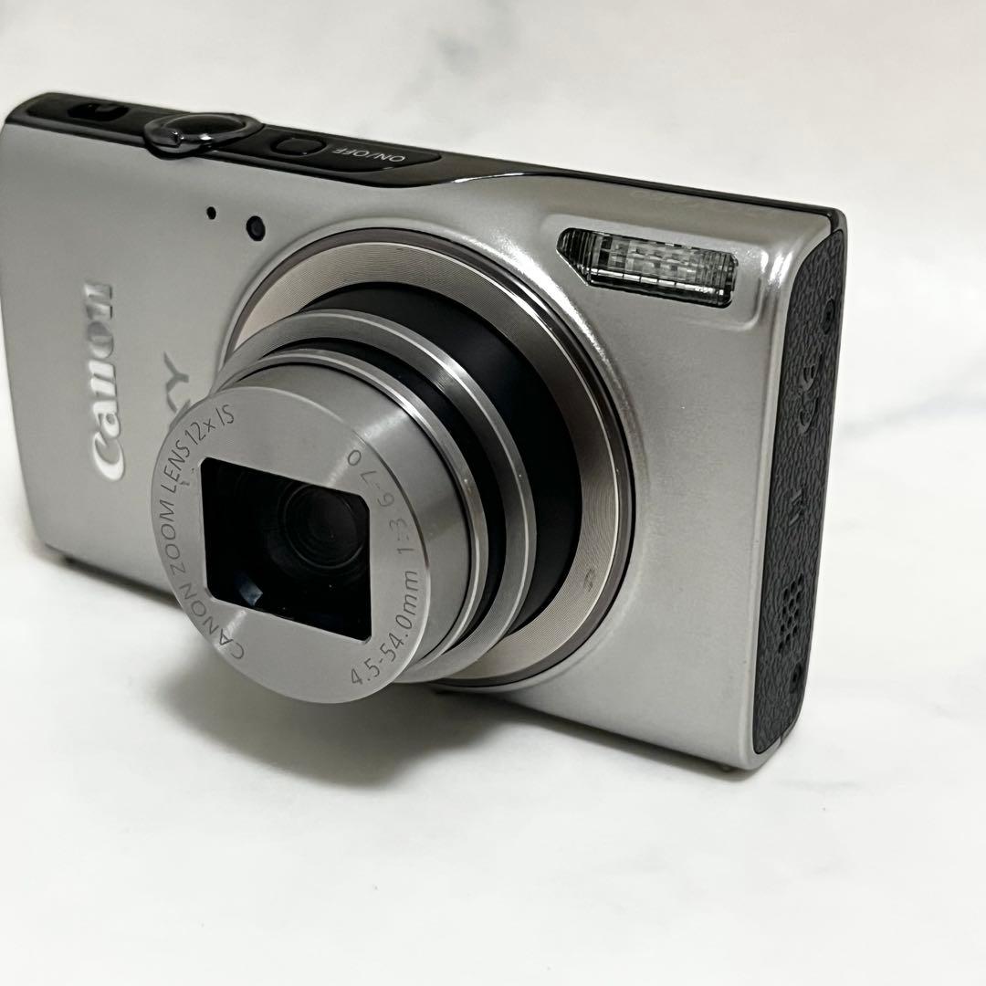美品 Canon キャノン IXY650 シルバー コンパクトデジタルカメラ