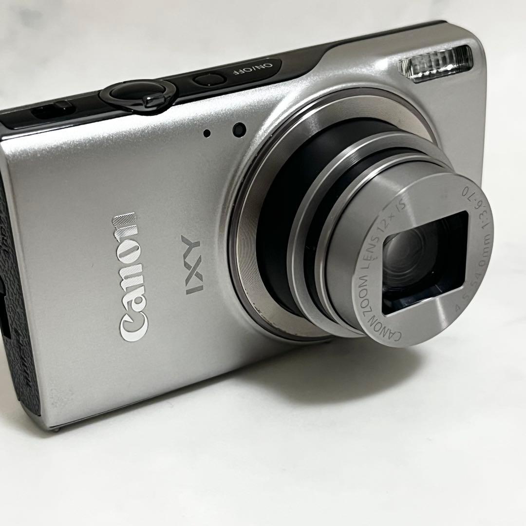 美品 Canon キャノン IXY650 シルバー コンパクトデジタルカメラ