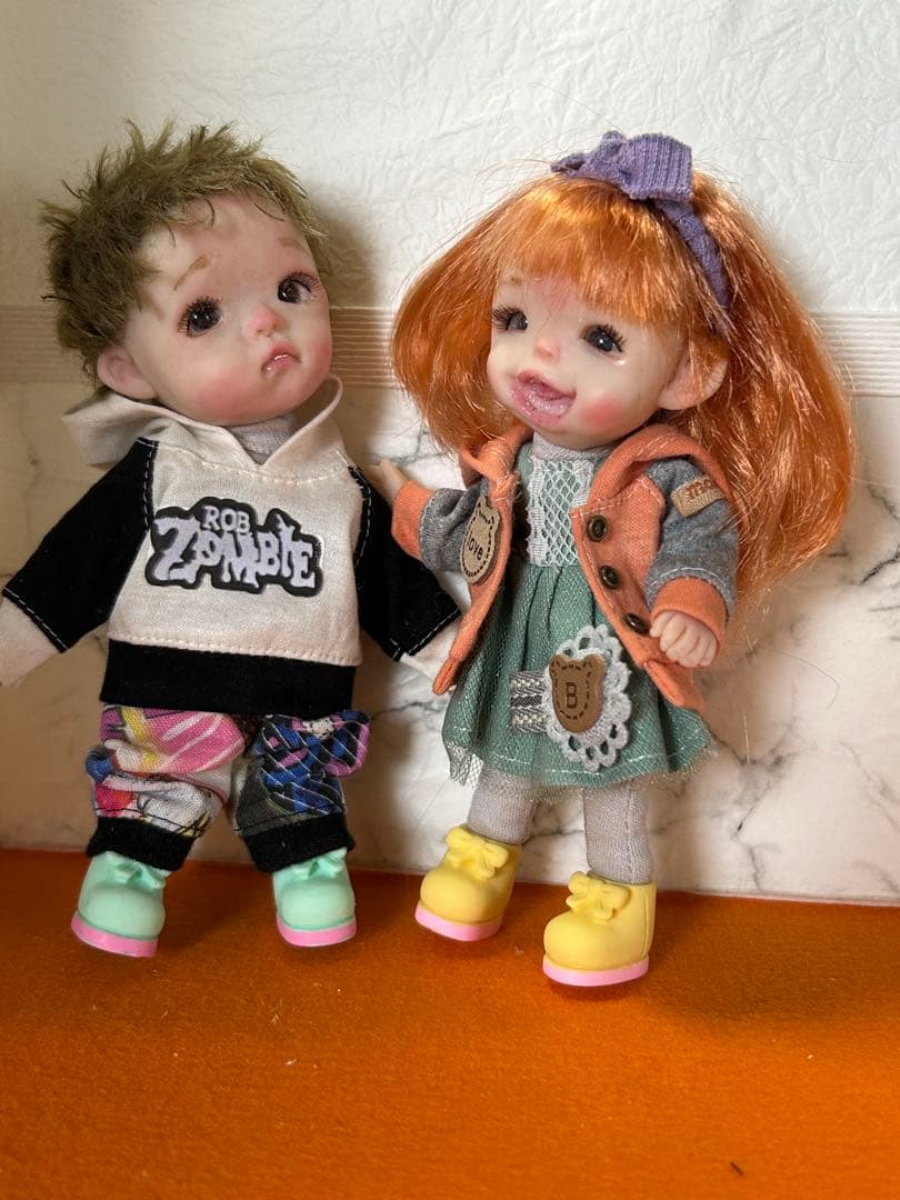 樹脂粘土ベビー　ドール オビツ11サイズ　手作りドール　女の子