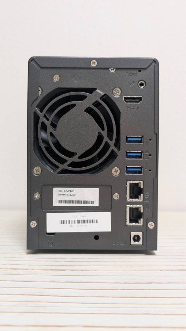 IODATA HDL-Z2WP16D 2ベイNAS 2TB(美品)
